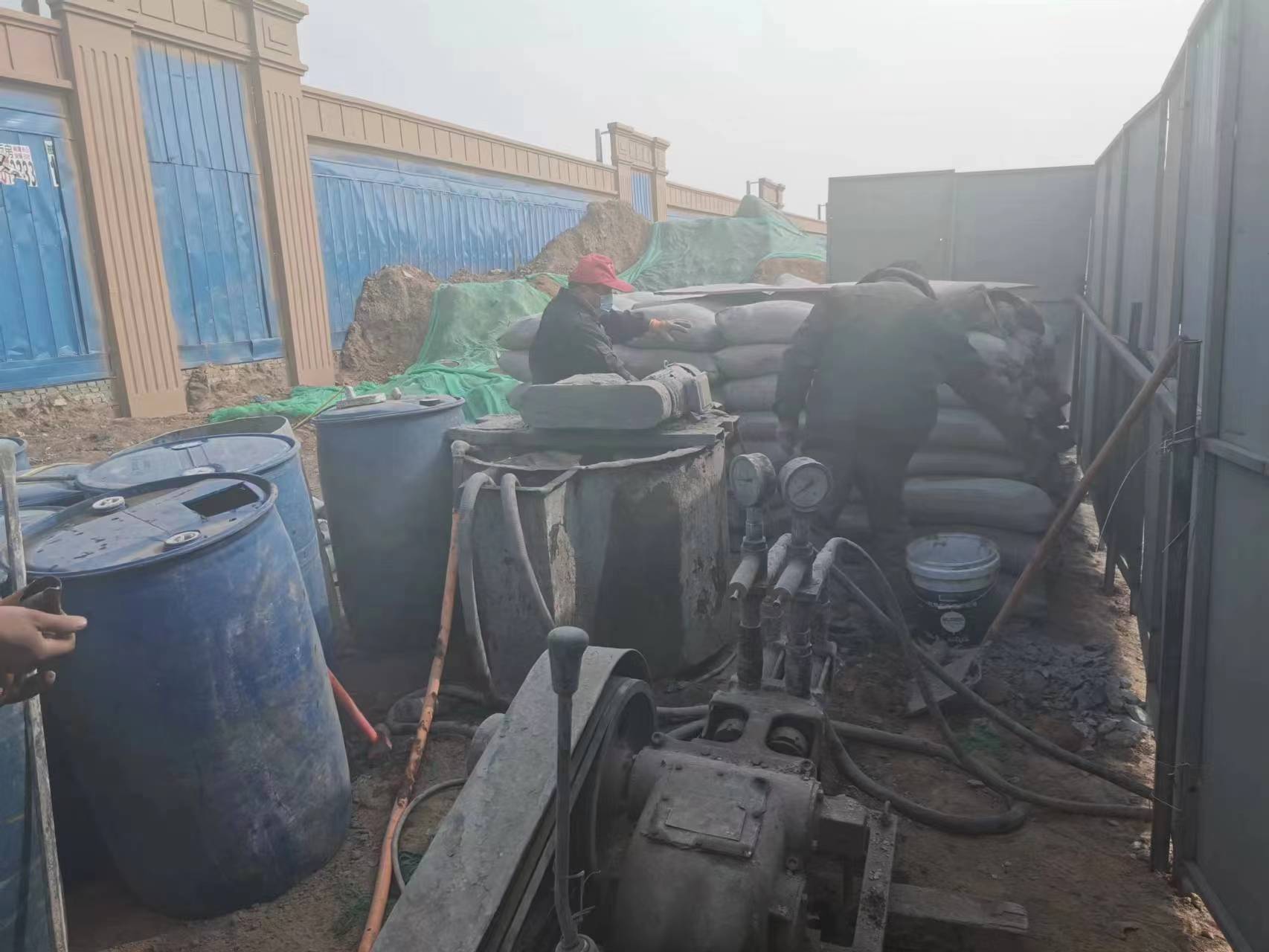 余干地基沉降注浆加固